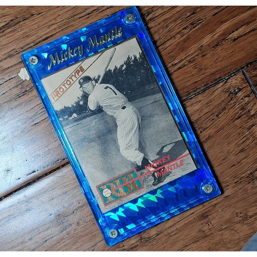 1991 RBI Magazine Prototype 10P Mickey Mantle MLB Sports Trading Card